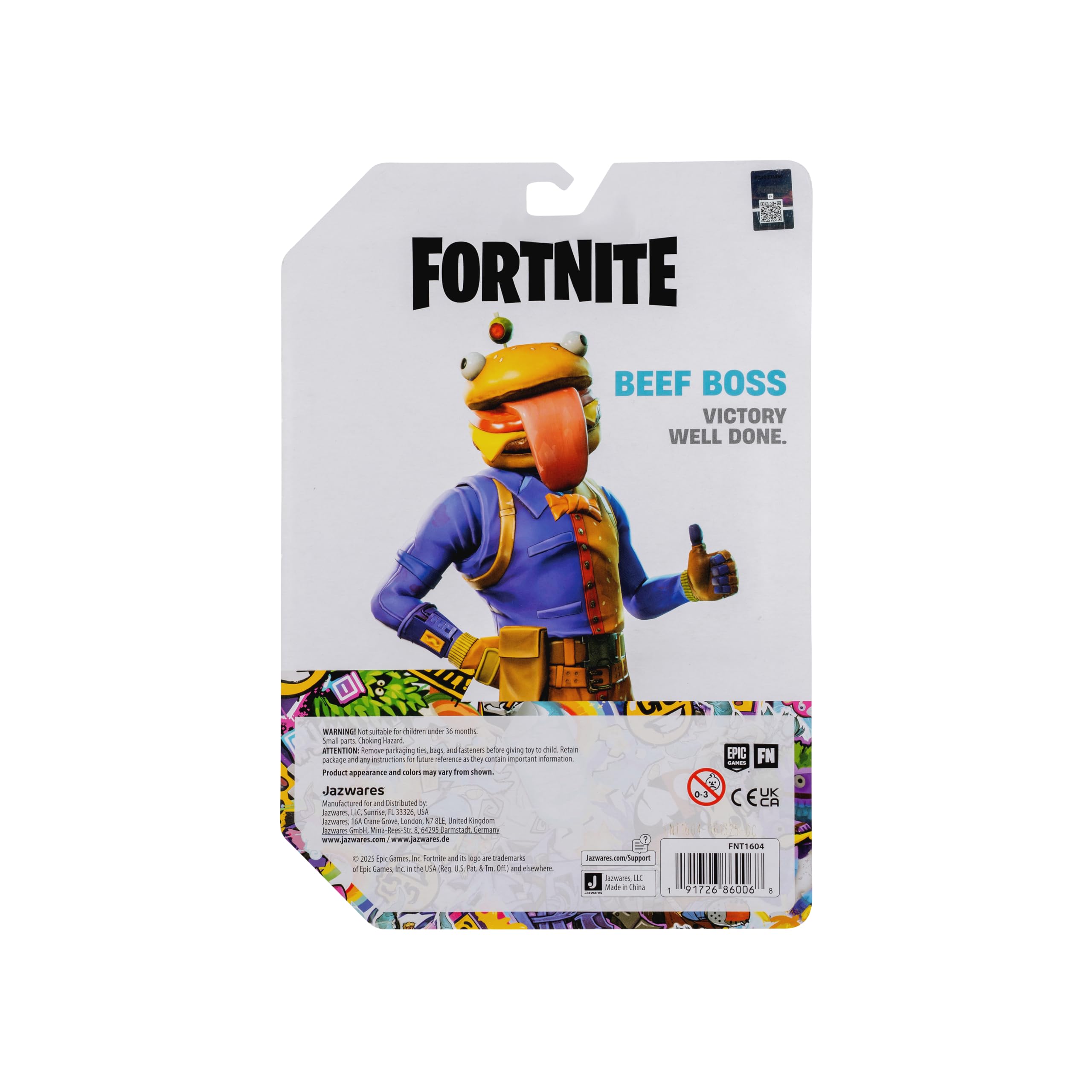 Amazon.com: Fortnite Legendary Beef Boss - 6-inch Articulated